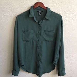 Forever 21 Button Down Blouse